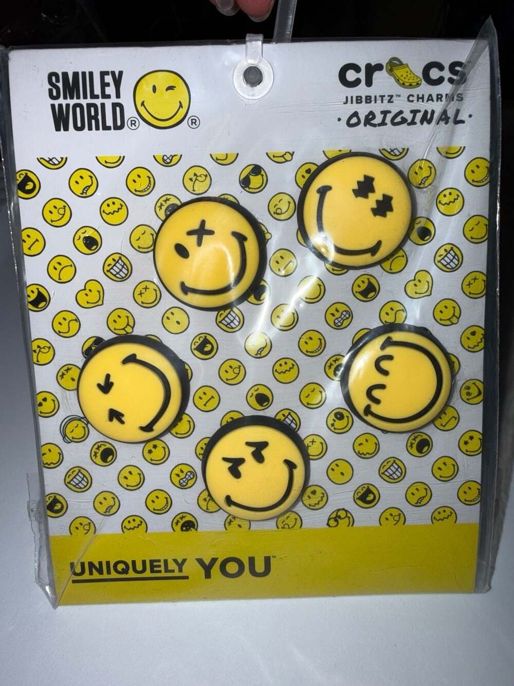 Crocs Jibbitz SmileyWorld 5-Pack Shoe Charms